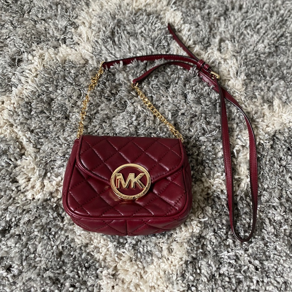 Michael Kors Leather Crossbody Bag